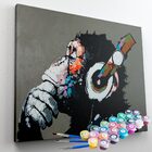 Kit Pintura Terapêutica - Macaco Feel The Vibe