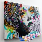 Kit Pintura Terapêutica - Mulher Psicodélica