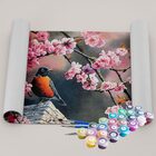 Kit Pintura Terapêutica - Pássaro Nas Cerejeiras