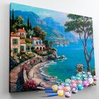 Kit Pintura Terapêutica - Vilarejo Na Praia