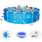 Kit Piscina 16.000 Lts + Capa + Forro + Escada + Bomba Filtro