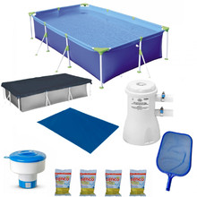 Piscina De Armacao Retangular Standard 3000 Litros Leroy Merlin