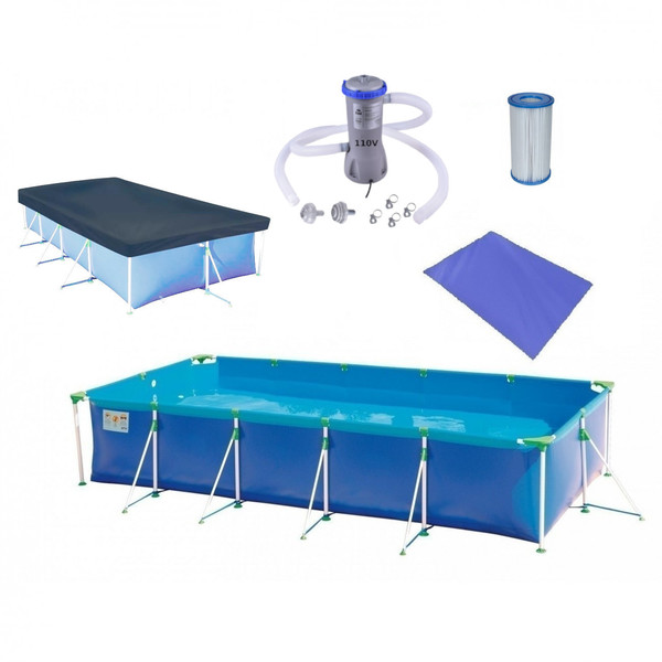 Kit Piscina 6200 Litros Premium Capa Forro Bomba Filtro 110v 3028 Litros Por Hora Leroy Merlin