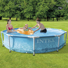 Kit Piscina Estrutural Redonda Com Bomba Filtrante 220v Beira