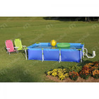 Kit Piscina Premium 2500 L + Capa e Forro em Ráfia + Filtro 1