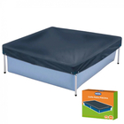 Kit Piscina Retangular 1000 Litros + Capa Cobertura