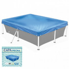 Kit Piscina Retangular 2000 Litros + Capa e Forro Mor