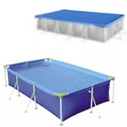 Kit Piscina Retangular 3700 L Premium + Capa Para Proteção Mor