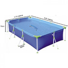 Kit Piscina Retangular 3700 L Premium + Capa Para Proteção Mor