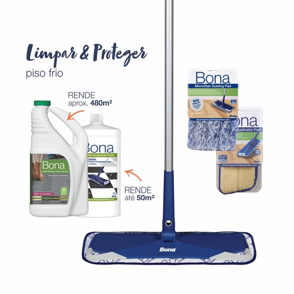 Kit Piso Frio: Limpa E Protege (rendimento Até 50m2)