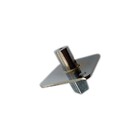 Kit Pivô E Bucha Para Dobradiças De Porta De Vidro Pivotante