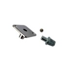 Kit Pivô E Bucha Para Dobradiças De Porta De Vidro Pivotante