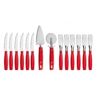 Kit Pizza 14 Peças Vermelho Brinox- 6099/450