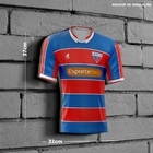 Kit Placa Decorativa Modelo Camiseta Fortaleza 2021 Pdtcea001