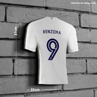 Kit Placa Decorativa Modelo Camiseta Real Madrid 2021 Pdtesp0