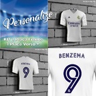 Kit Placa Decorativa Modelo Camiseta Real Madrid 2021 Pdtesp0