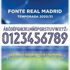 Kit Placa Decorativa Modelo Camiseta Real Madrid 2021 Pdtesp0