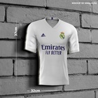 Kit Placa Decorativa Modelo Camiseta Real Madrid 2021 Pdtesp0