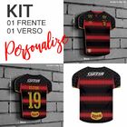 Kit Placa Decorativa Modelo Camiseta Tema Times Brasileiros -