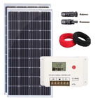 Kit Placa Solar 310w Policristalino Painel P/ Ventilador Tv