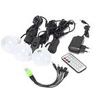 Kit Placa Solar 3 Emergencia Lampada Radio Fm Central Com Bat