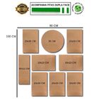 Kit Placas Decorativas Cozinha Frases Vintage  Mdf -9 Placas