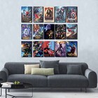 Kit Placas Decorativas Filmes Marvel