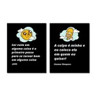 Kit Placas Decorativas Frases Homer E Jake