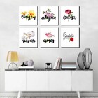 Kit Placas Decorativas Frases M2