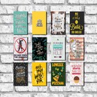 Kit Placas Decorativas Frases M4