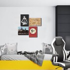 Kit Placas Decorativas Harry Potter