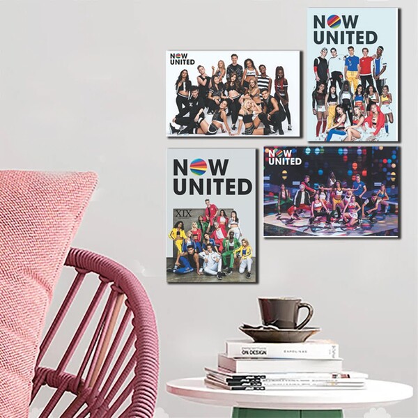 Kit Placas Decorativas Música Now United