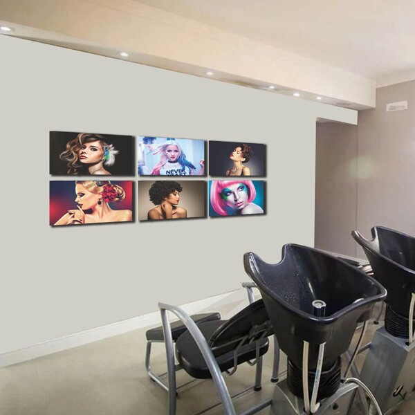 Kit Placas Decorativas Para Salão De Beleza M4