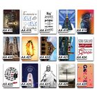 Kit Placas Quadros Decorativas 20 X 30 Religião 5 Unidades