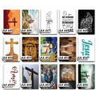 Kit Placas Quadros Decorativas 20 X 30 Religião 5 Unidades