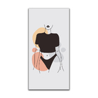 Kit Placas Quadros Decorativos 3 Pç 30x60 Silhuetas