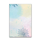 Kit Placas Quadros Decorativos 3 Pçs 20x30 Flores Pasteis