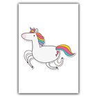 Kit Placas Quadros Decorativos 3 Peças 20x30 Unicórnio