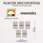 Kit Placas Quadros Decorativos 5 Peças Mdf 20x30 Flamingo