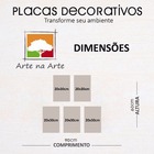 Kit Placas Quadros Decorativos 5 Peças Mdf 20x30 Maçãs