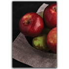 Kit Placas Quadros Decorativos 5 Peças Mdf 20x30 Maçãs