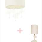 Kit Plafon Bailarinas 2 30x15+ Abajur 20x40 (1 Ping.) Cor Bra