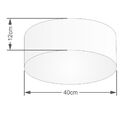 Kit Plafon Cilíndrico Md-3005 E Pendente Md-4009 Cúpula Em Te