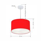 Kit Plafon Cilíndrico Md-3005 E Pendente Md-4019 Cúpula Em Te