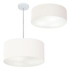 Kit Plafon Cilíndrico Md-3005 E Pendente Md-4019 Cúpula Em Te