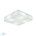 Kit Plafon De Sobrepor Quadrado Acrílico 30x30 C/ Lâmpada Bul