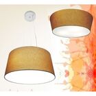 Kit Plafon Md-3003 Cone E Pendente Cone Md-4048 Cúpula Em Tec