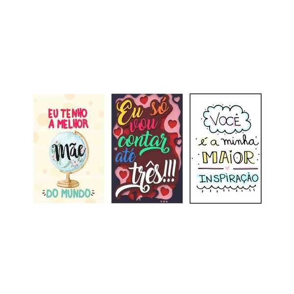 Kit Plaquinhas Decorativas Dia Das Mães 20x30 - 3