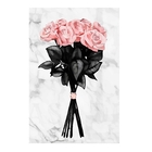 Kit Plaquinhas Decorativas Rosas 20x30