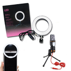 Kit Podcaster - Ring Light 6" Com Tripé De 16cm + Microfone S